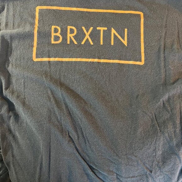 Mens Gray Brixton Shirt Size L - Picture 2 of 2
